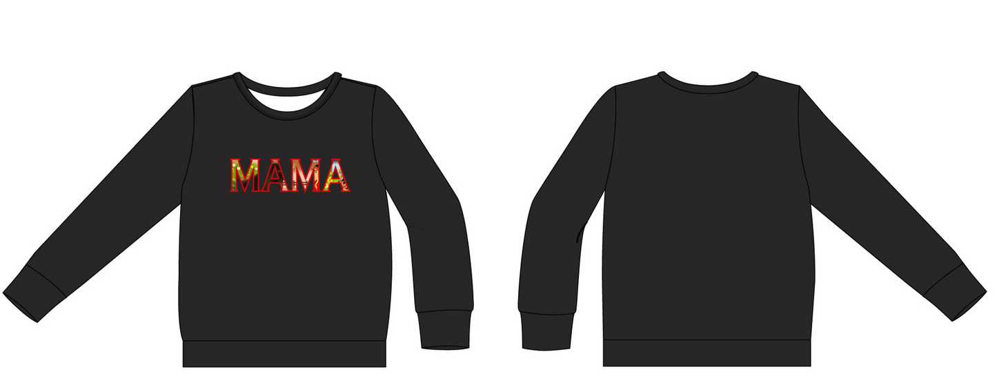 Flower Bull MAMA French Terry Crew (Daywear)