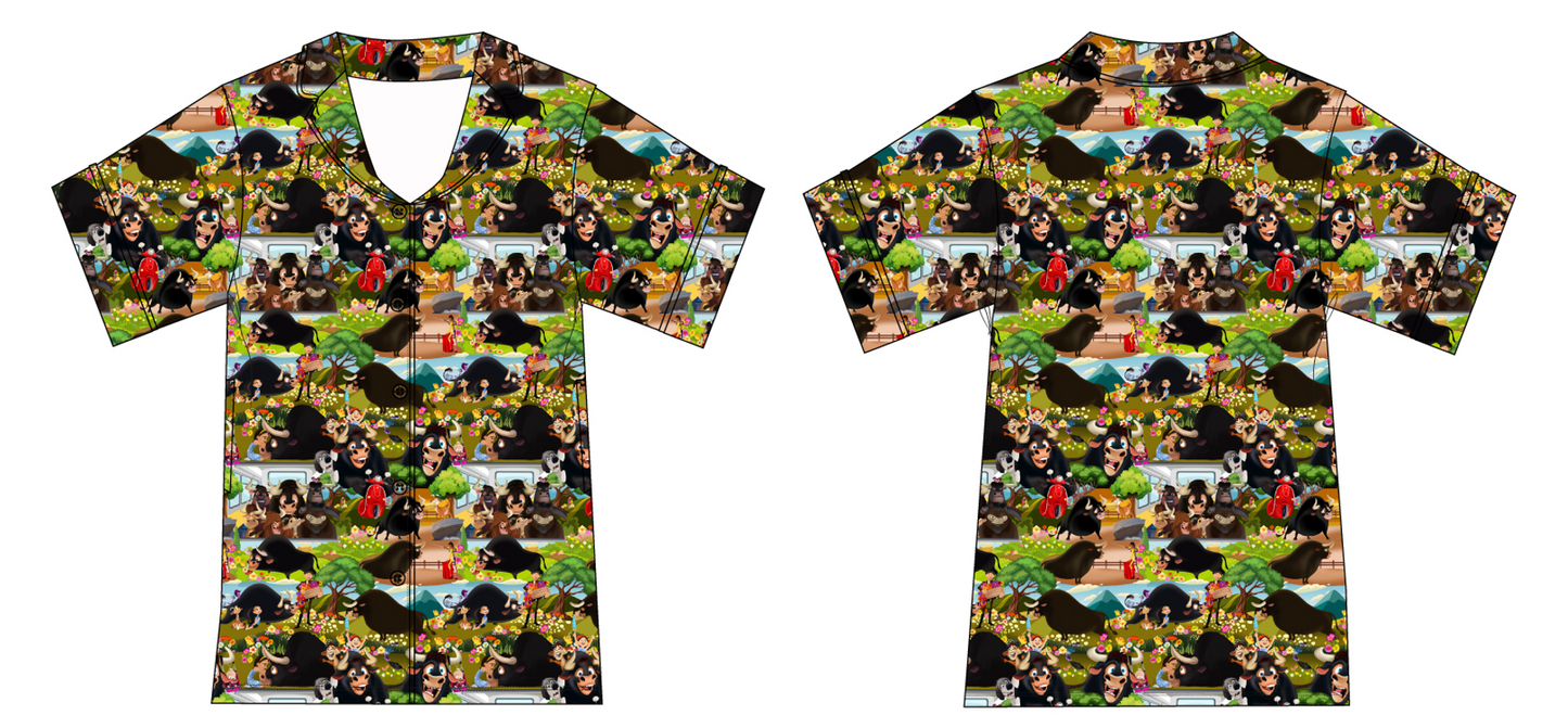 Flower Bull Adult Moo Moo with Pockets