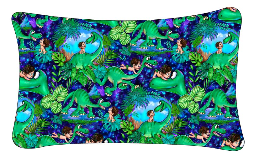 Dino Boy Standard Pillowcase (with Zipper)
