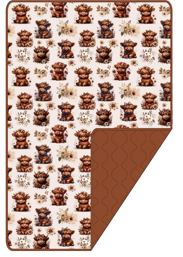 Highland Florals Quilted Blanket