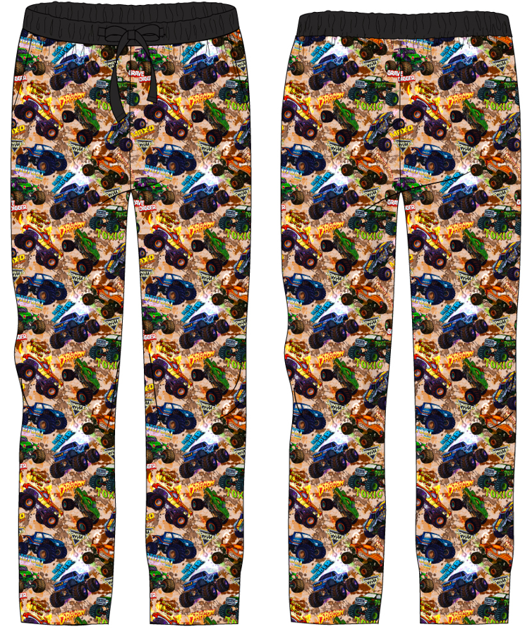 Monster Trucks - Old School - Women's Lounge Pants with Pockets