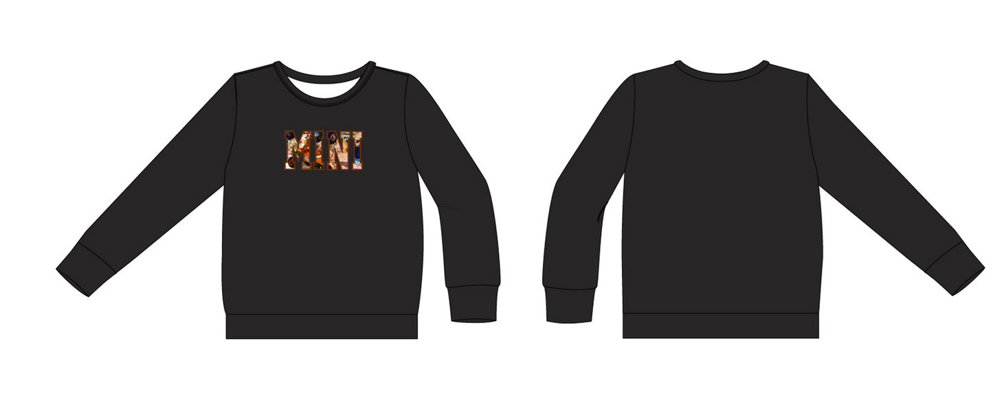 Monster Trucks - Old School - MINI French Terry Crew (Daywear)