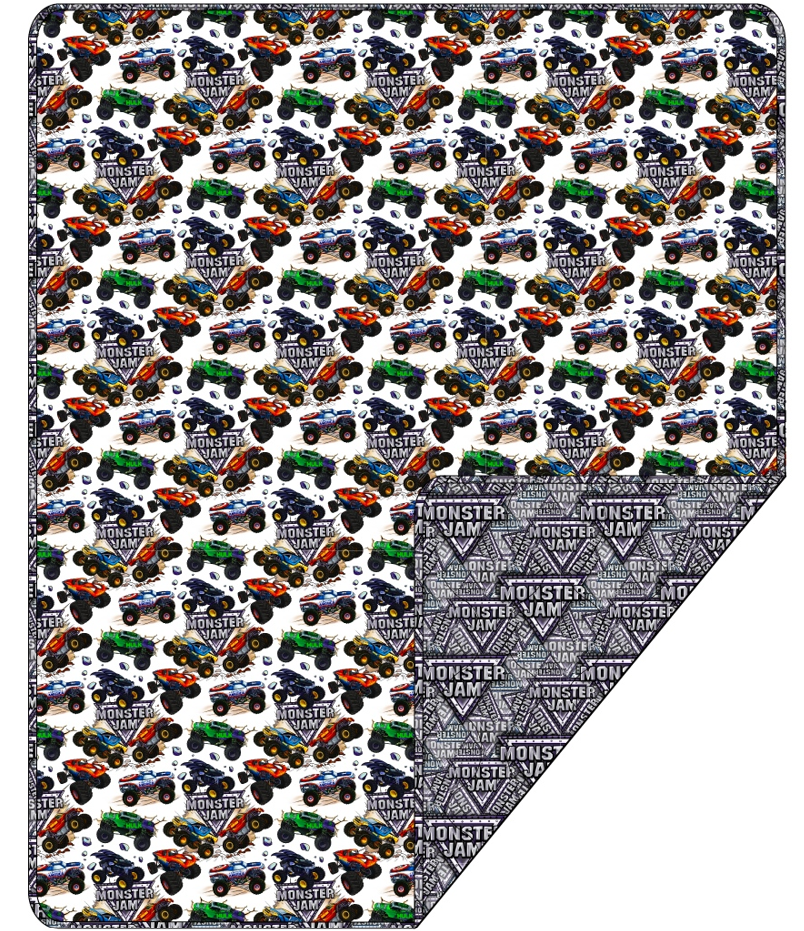 Monster Trucks Quilted Blanket