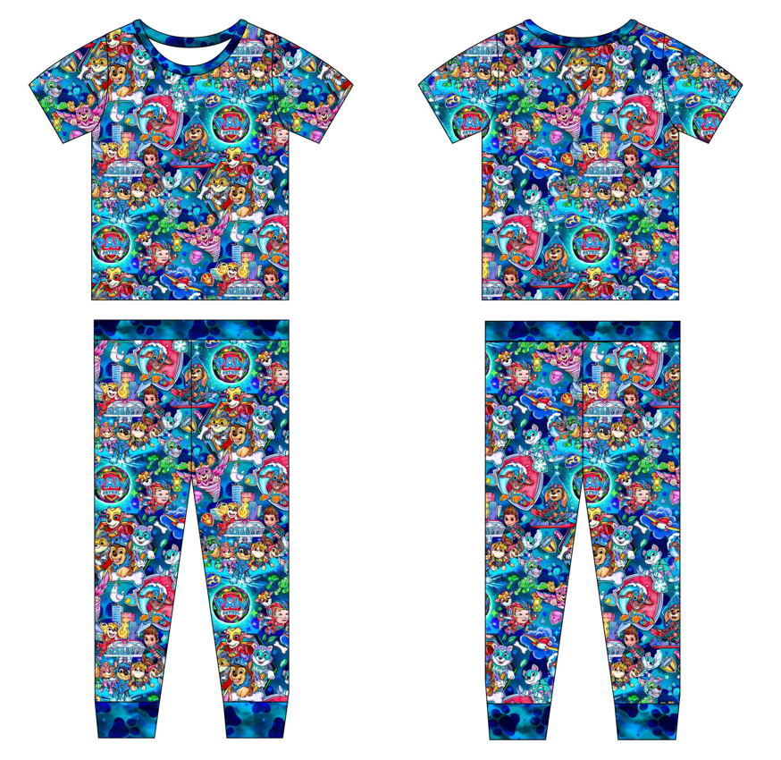 On The Case 2 Piece Short Sleeve and Pants Pajamas