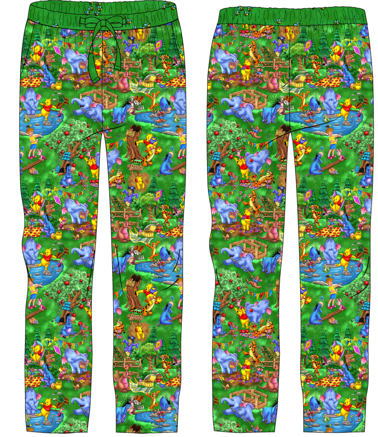 Pooh Picnic Women's Lounge Pants with Pockets