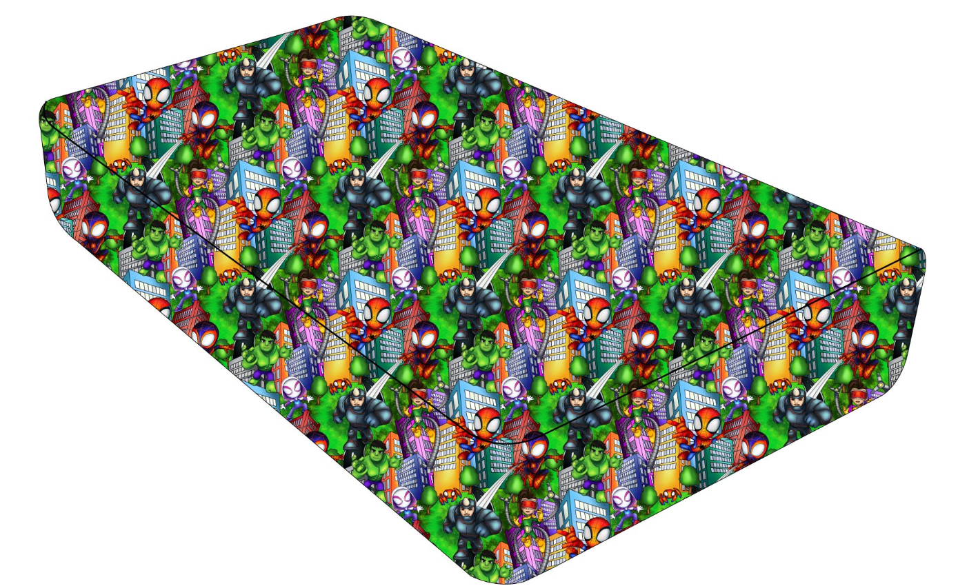 City Heroes Twin Fitted Sheet