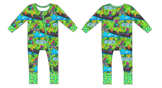 Purple Dinosaur Zippy