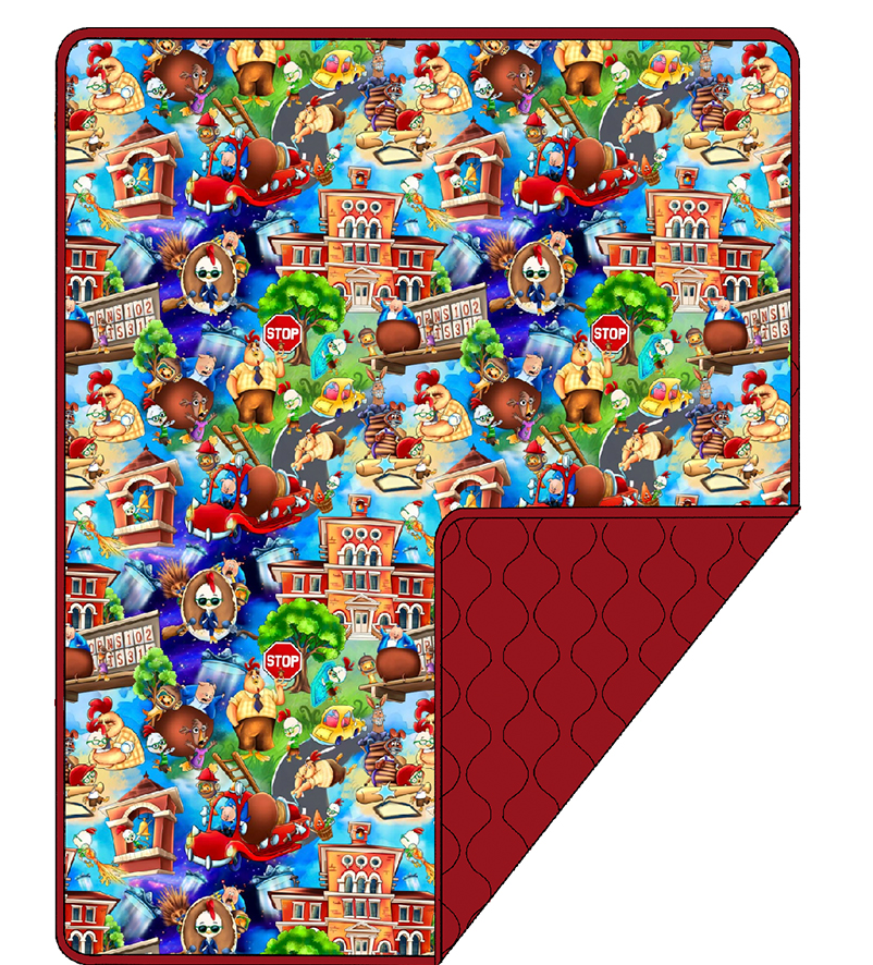Little Chicken Quilted Blanket
