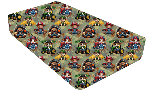 Country Boys Twin Fitted Sheet
