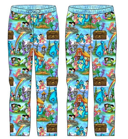 Tales of Dragons Women's Lounge Pants with Pockets