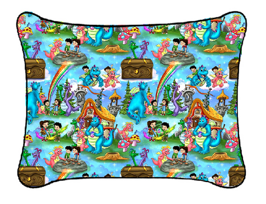 Tales of Dragons Standard Pillowcase (with Zipper)