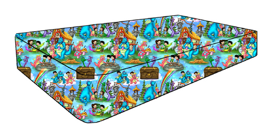 Tales of Dragons Mini Crib Sheet