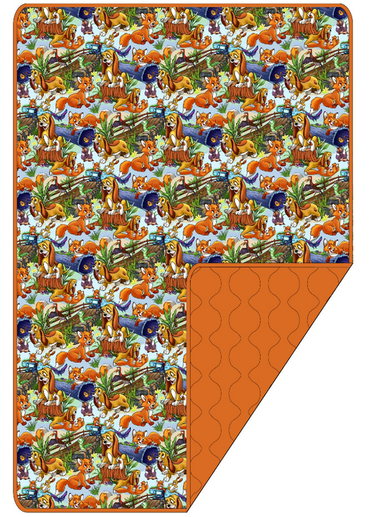 Playful Pals Quilted Blanket