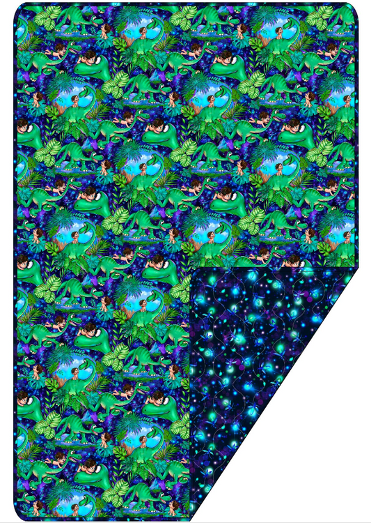 Dino Boy Quilted Blanket
