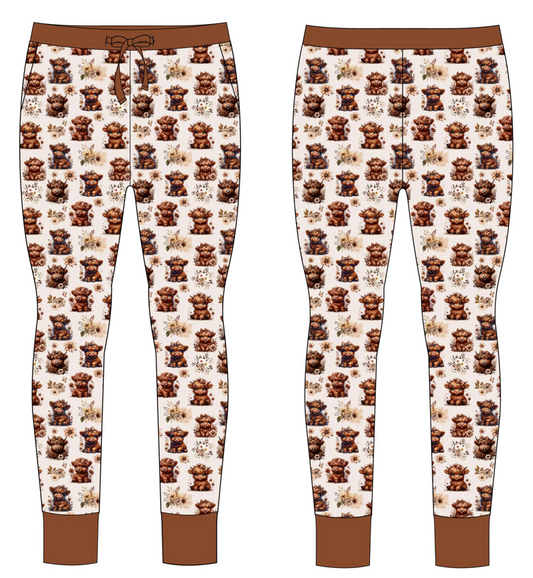 Highland Florals Women's Jogger Pants with Pockets