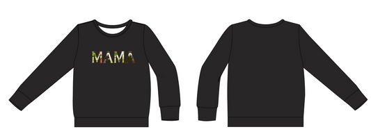 Forest Friends MAMA French Terry Crew (Daywear)