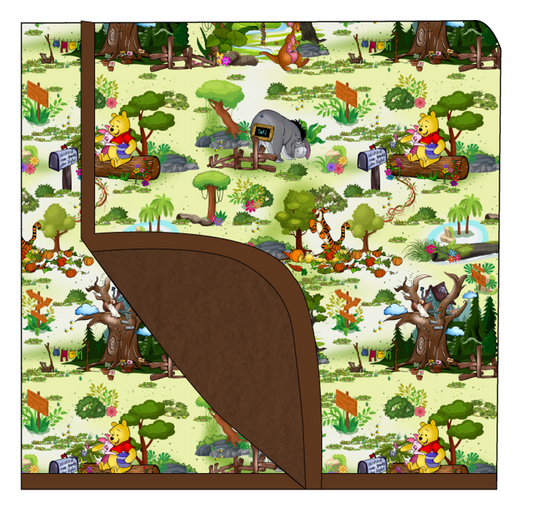 Forest Friends Plush Blanket