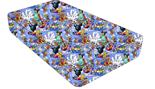 Clubhouse Fun Twin Fitted Sheet