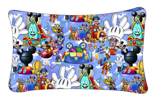 Clubhouse Fun Standard Pillowcase (with Zipper)