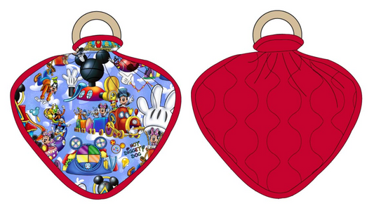 Clubhouse Fun Wooden Ring Quilted Lovey