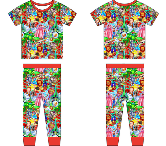 Dorothy 2 Piece Short Sleeve and Pants Pajamas
