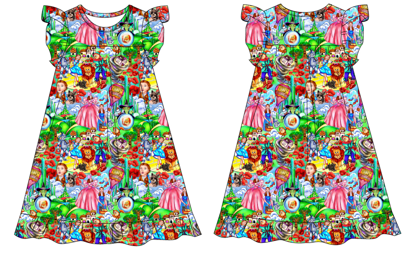 Dorothy Kids Sleeper Gown with Pockets