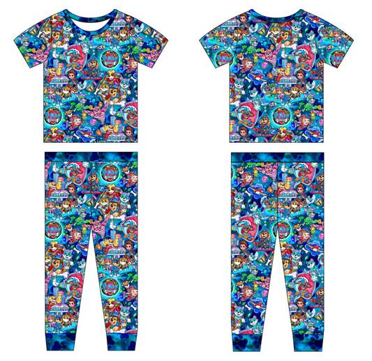 On The Case 2 Piece Short Sleeve and Pants Pajamas