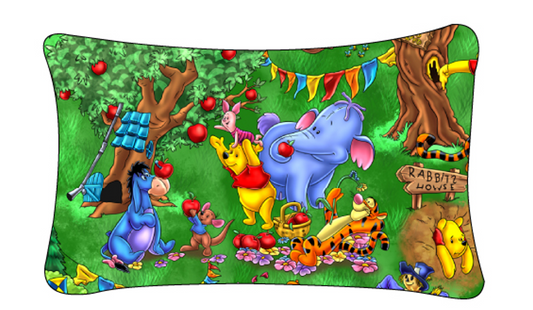 Pooh Picnic Standard Pillowcase (with Zipper)