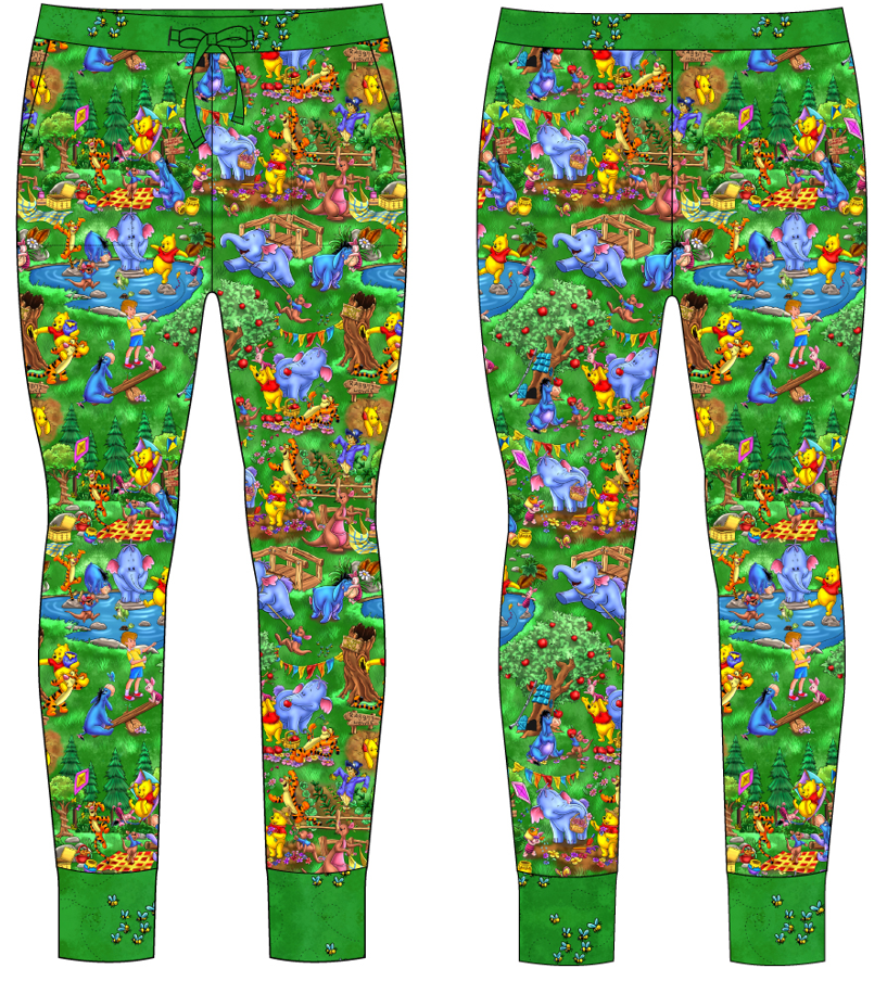 Pooh Picnic Women's Jogger Pants with Pockets