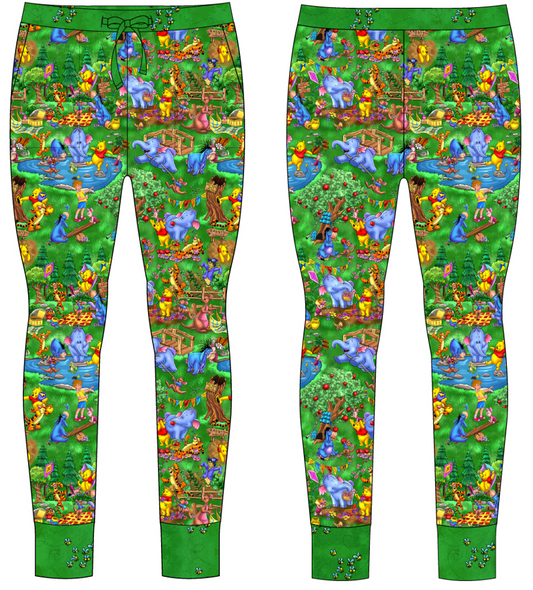 Pooh Picnic Women's Jogger Pants with Pockets