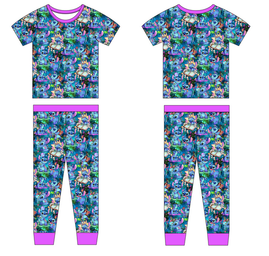 Ugly Duckling 2 Piece Short Sleeve and Pants Pajamas
