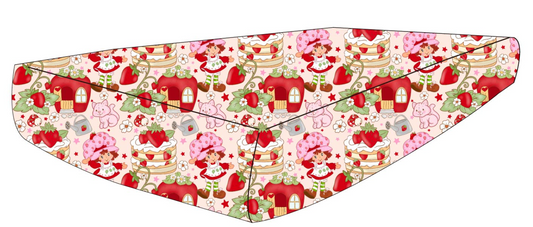 Strawberry Custard Crib Sheet
