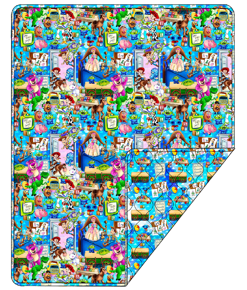 Andys Toys Quilted Blanket