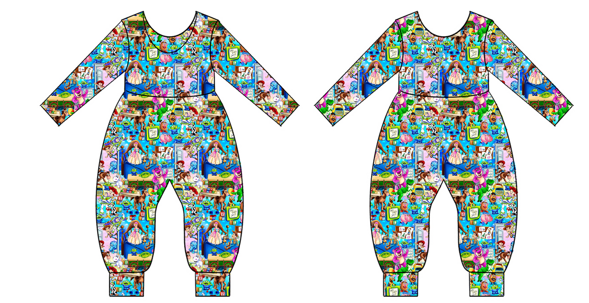 Andys Toys Quarter Sleeve Duckie Romper (Daywear)