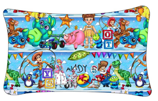 Andys Shelf Standard Pillowcase (with Zipper)