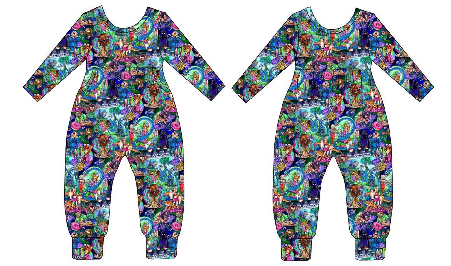 Zoo Friends Quarter Sleeve Duckie Romper (Daywear)